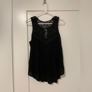 Black American Eagle Tank top Lace